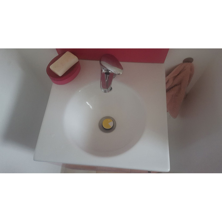 Sticker au choix personnalisé autocollant bonde lavabo évier bouchon