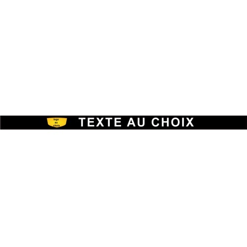 Autocollant bas dessous de plaque auto sticker au choix