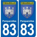 64 Hendaye sticker plate registration city