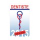 Caduceo Dentista sticker adesivo