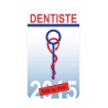 Caduceus Dentist sticker sticker