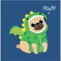 Le petit chien sticker autocollant interrupteur