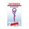 Caducée Etudiant Infirmier sticker autocollant