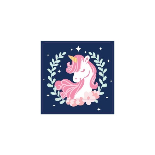 Flowery licorne sticker autocollant interrupteur