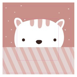Chat sticker autocollant interrupteur