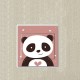 panda sticker autocollant interrupteur
