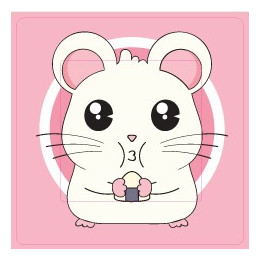 Hamster sticker autocollant interrupteur