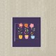 Fleurs sticker autocollant interrupteur