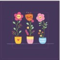 Fleurs sticker autocollant interrupteur