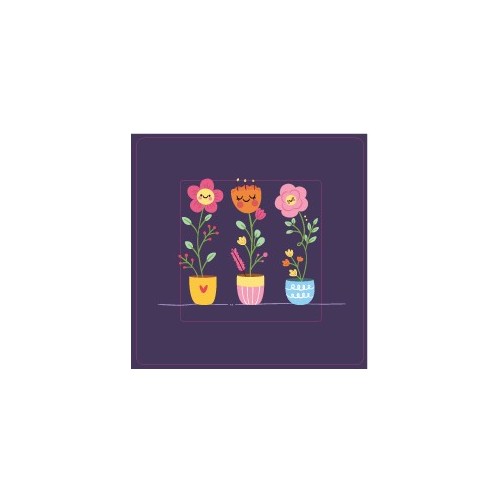 Fleurs sticker autocollant interrupteur