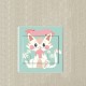Chat sticker autocollant interrupteur