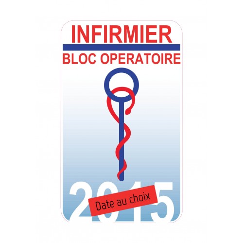 Caducée Infirmier Bloc-Opératoire 2015