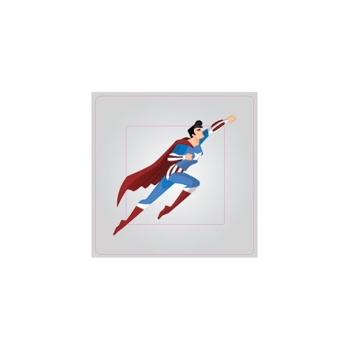 Super héros sticker autocollant interrupteur