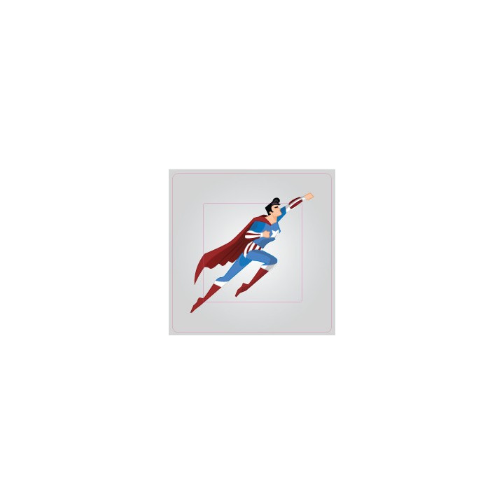 Super héros sticker autocollant interrupteur