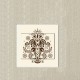 Fleur abstraite sticker autocollant interrupteur
