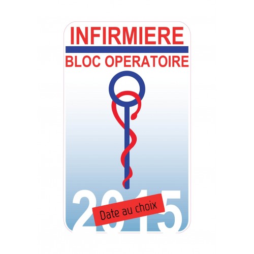 Caducée Infirmière Bloc-Opératoire2015