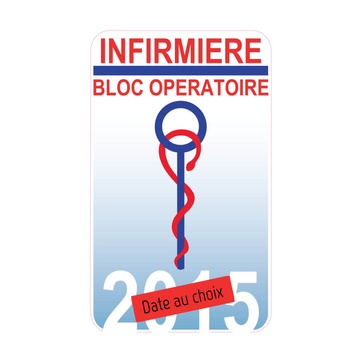 Caducée Infirmière Bloc-Opératoire2015