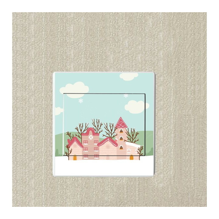 La maison sticker autocollant interrupteur