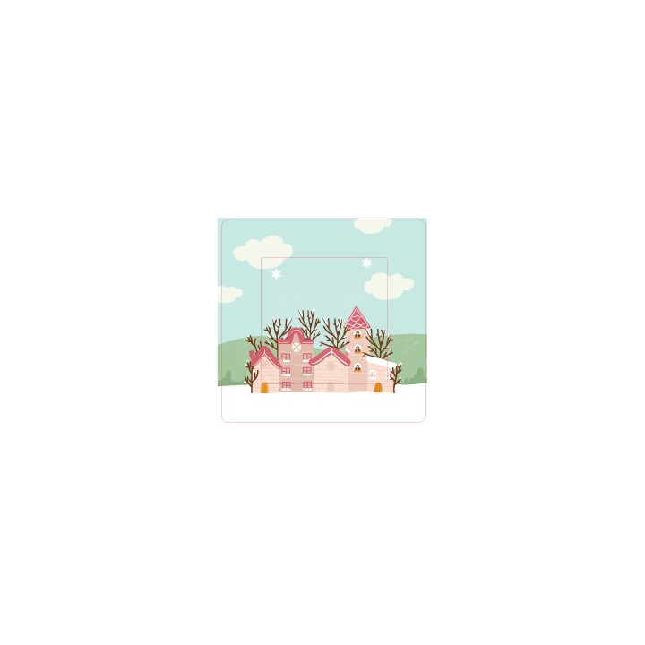 La maison sticker autocollant interrupteur