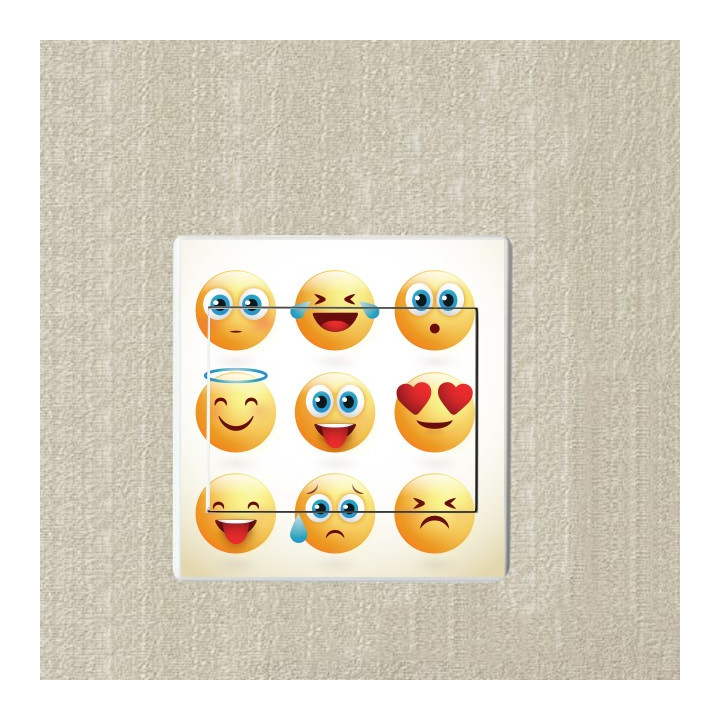 Émotion sticker autocollant interrupteur