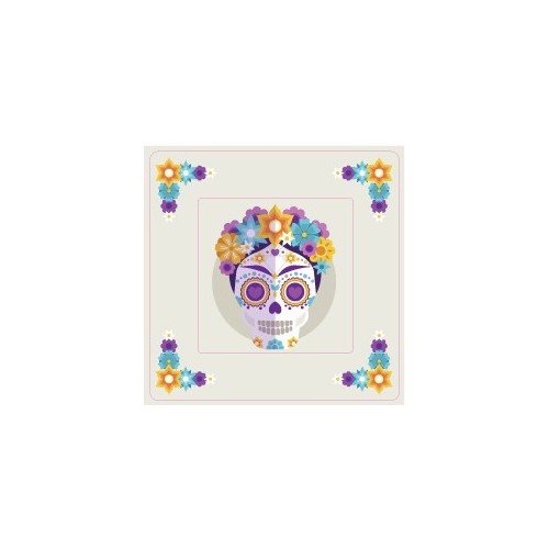 Crâne mexicain sticker autocollant interrupteur