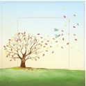 Arbre sticker autocollant interrupteur