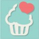 Cupcake sticker autocollant interrupteur