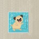 Chien qui danse sticker autocollant interrupteur