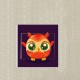 Hibou Mignon sticker autocollant interrupteur