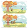 Adesivi balena wall sticker adesivo interruttore