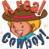 Cow-boy  sticker autocollant interrupteur