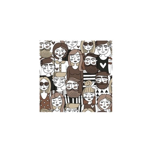 Les visages sticker autocollant interrupteur