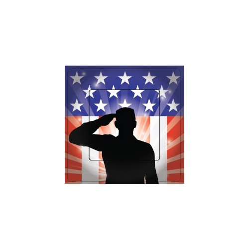 USA drapeau sticker autocollant interrupteur