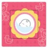 Bébé en fleur sticker autocollant interrupteur