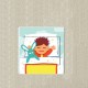 Stickers whale wall sticker sticker switch