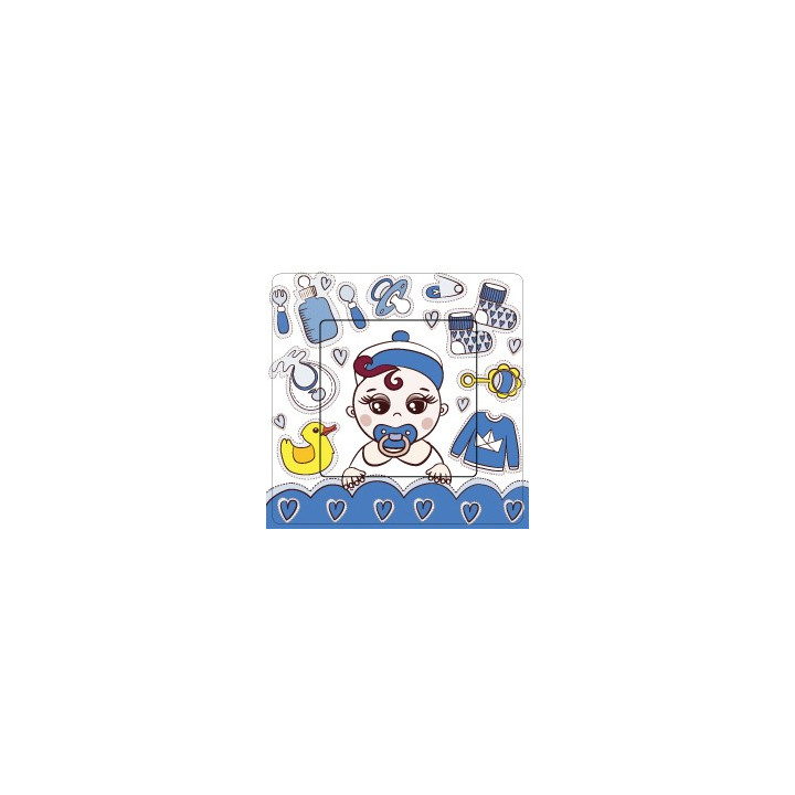 Jolie petite fille sticker autocollant interrupteur
