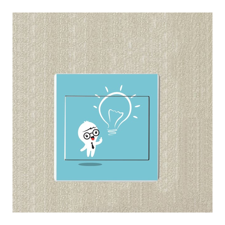 Idée sticker autocollant interrupteur