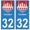 32-Kondom selbstklebend platte wappen wappen sticker-abteilung