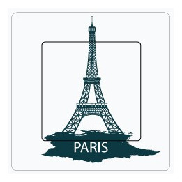 Tour Eiffel sticker autocollant interrupteur
