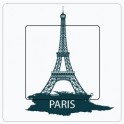Tour Eiffel sticker autocollant interrupteur
