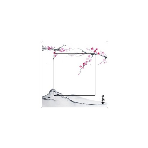 Fleurs de sakura sticker autocollant interrupteur