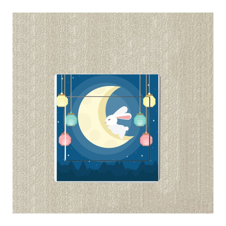 Moyen de l'automne 1 sticker autocollant interrupteur