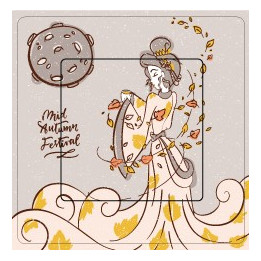Moyen de l'automne 2 sticker autocollant interrupteur