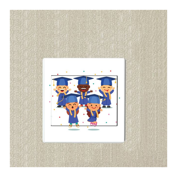 Diplôme d'école maternelle sticker autocollant interrupteur
