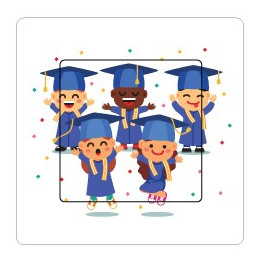 Diplôme d'école maternelle sticker autocollant interrupteur