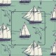 Bateau à voile sticker autocollant interrupteur