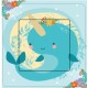 Stickers whale wall sticker sticker switch