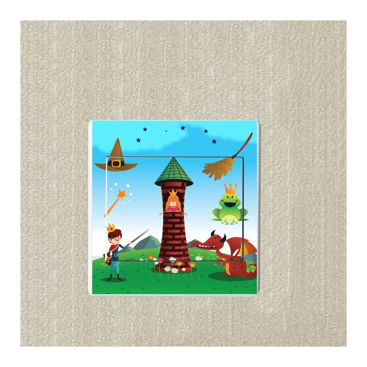 Contes de fées 1 sticker autocollant interrupteur