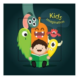 Imagination de Kid sticker autocollant interrupteur