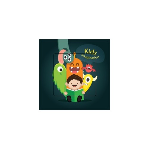 Imagination de Kid sticker autocollant interrupteur